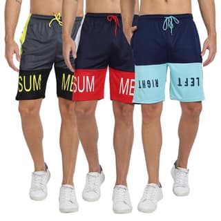 FTX Men Cut & Sew Printed Shorts