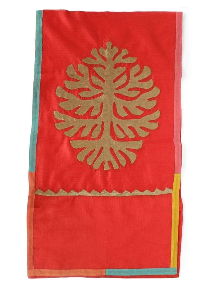 Vibrant Chanderi Stole view 4