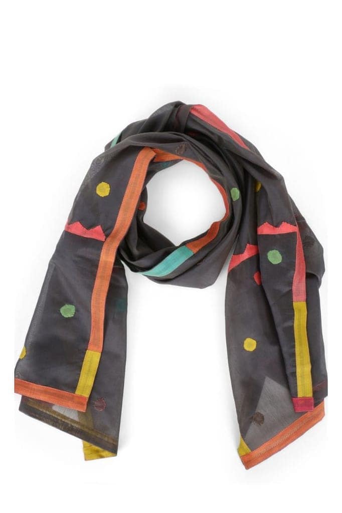 Vibrant Chanderi Stole view 6