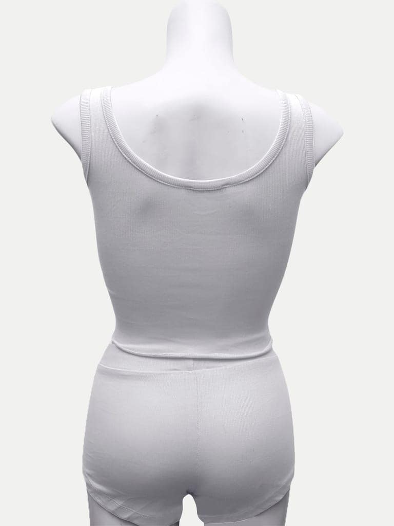 Women White Loungewear Set view 4