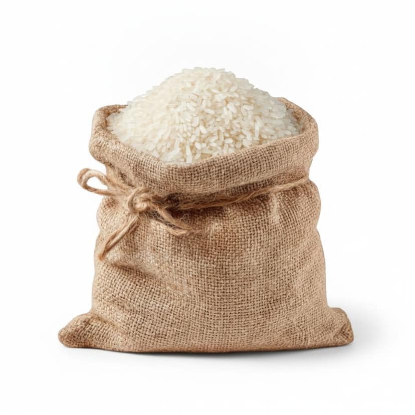 Premium White Rice - 26 gm - One sample bag of rice view 2