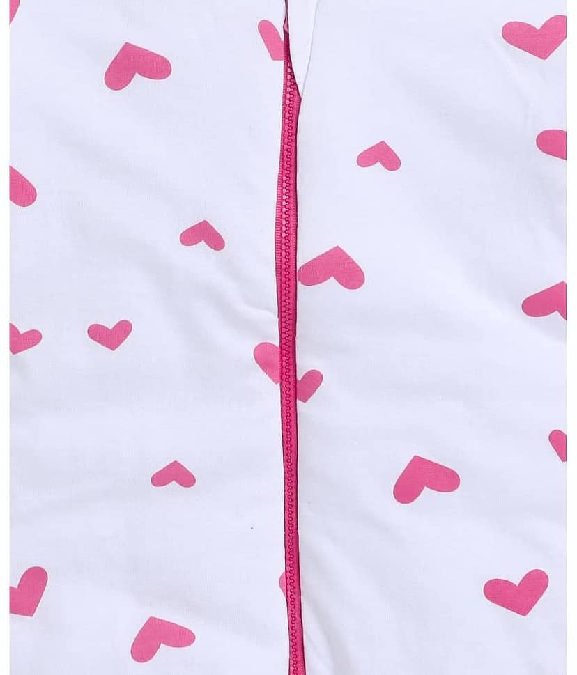 BUMZEE - White Cotton Rompers For Baby Girl ( Pack of 1 ) view 2