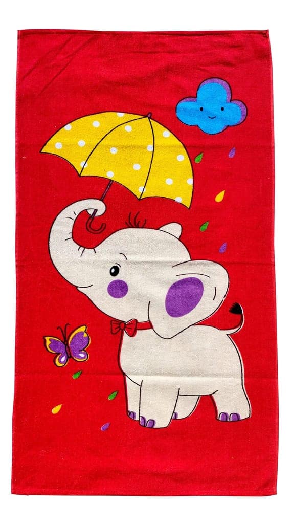 Mandhania Cotton Cartoon Printed Kids Bath Towels for Boys N Girls Pack of 2 view 3