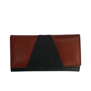 Genuine Leather Casual Green Colour Clutch for women