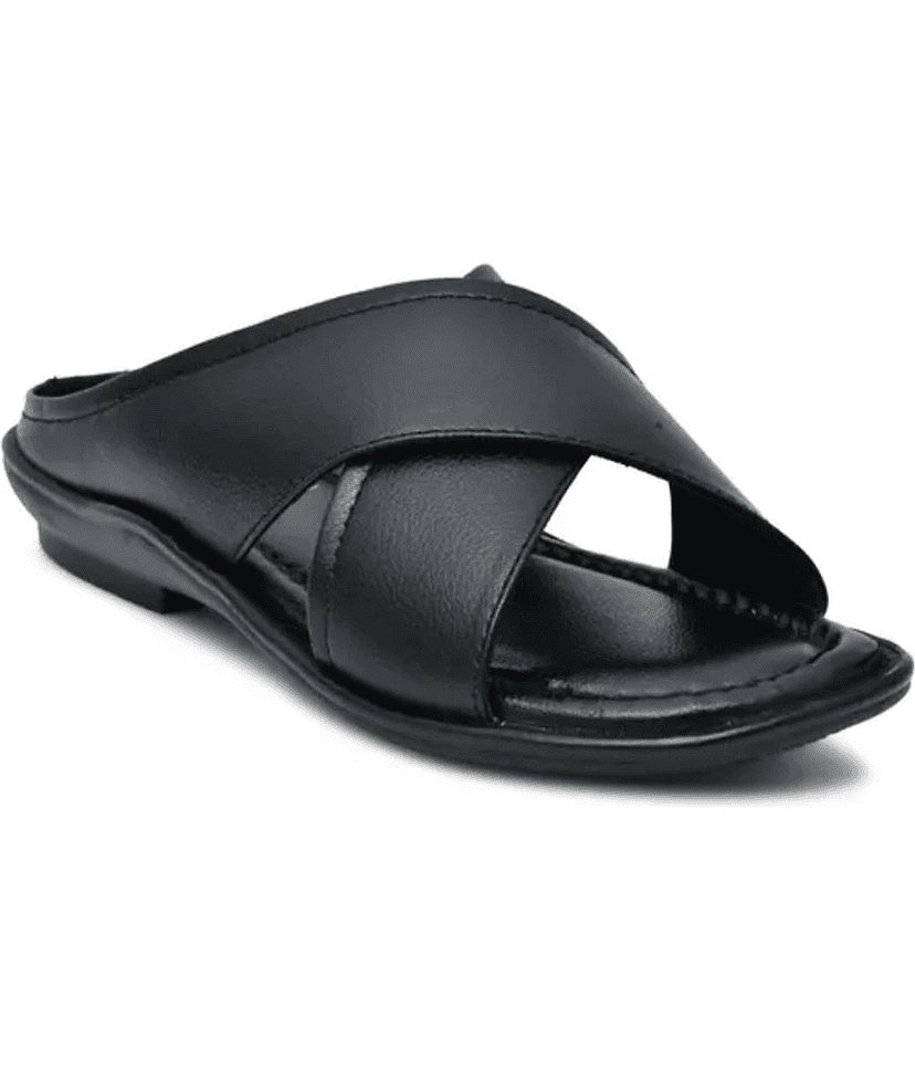 INFINITRENZ - Black Men's Korean Sandals view 2