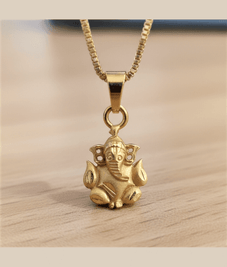 AKLINA Gold Religious Pendant Without Chain ( Pack of 1 )
