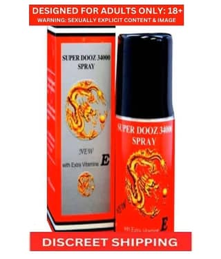 DRAGON SUPER DOOZ 34000 DELAY SPRAY with Extra Vitamin 'E' | Original & Effective Delay Spray for Long-Lasting