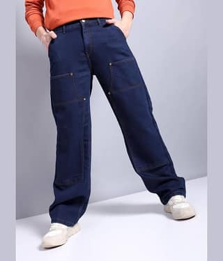 The Indian Garage Co. Basic Men's Jeans - Blue ( Pack of 1 )