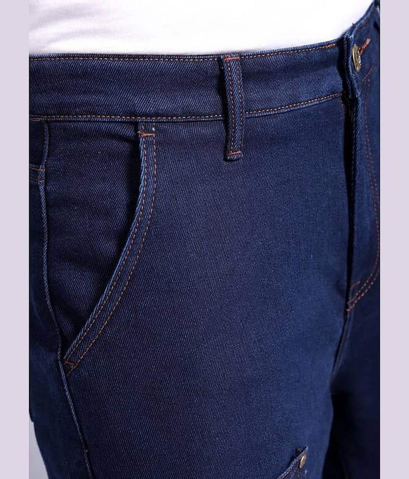 The Indian Garage Co. Basic Men's Jeans - Blue ( Pack of 1 ) view 2
