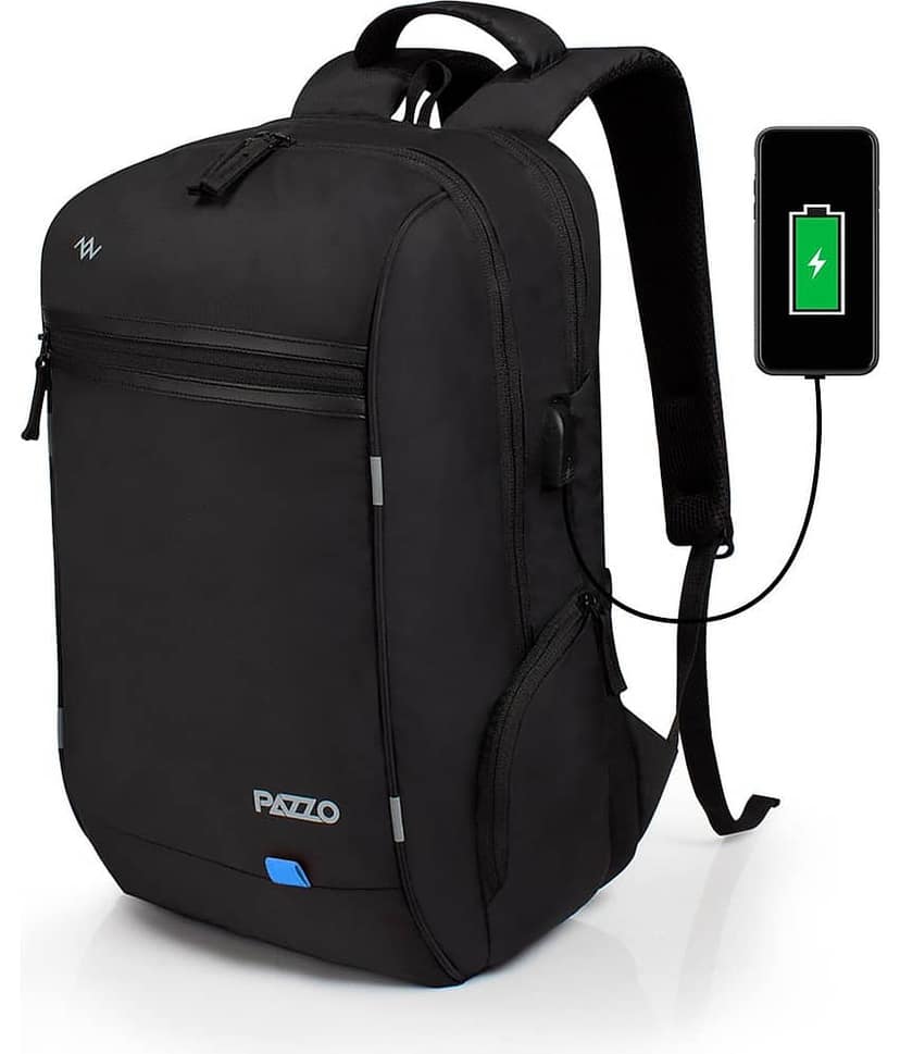 PAZZO 35 Ltrs Black Backpack