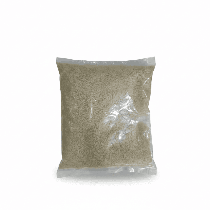 Rice - 1 kg - One transparent plastic pack view 2