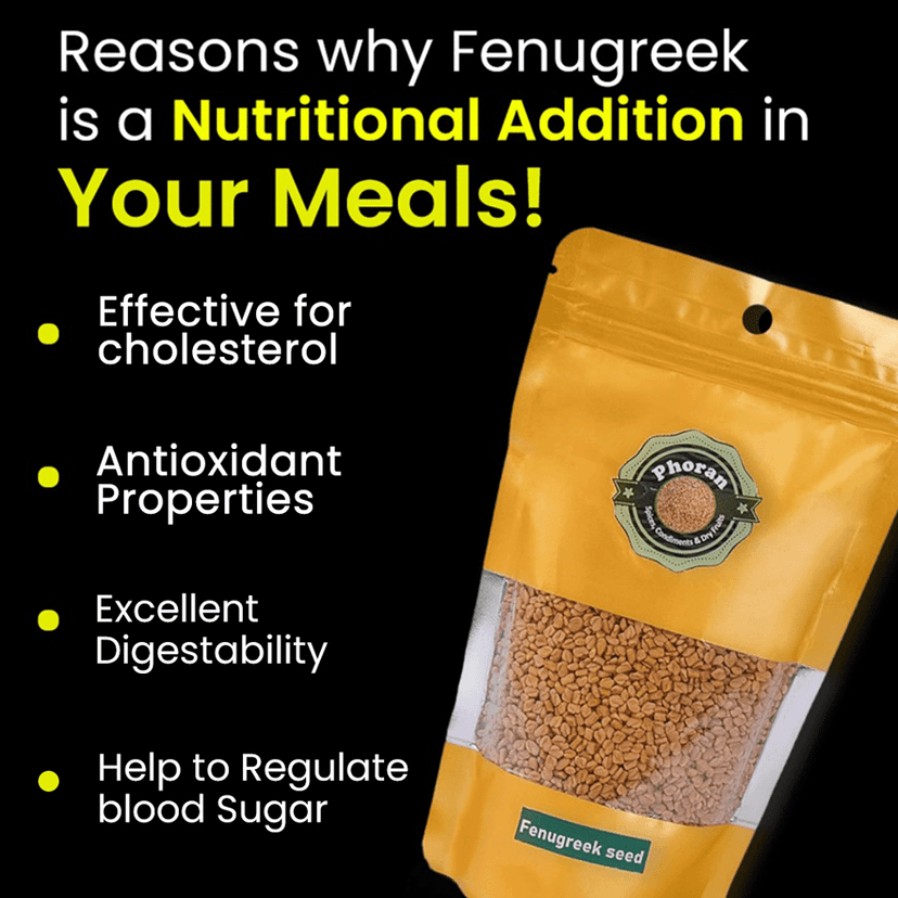 Phoran Premium Methi Fenugreek Seeds - Buy Online India - Health Spice | Phoran view 2