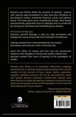 Reclaim Your Riches: How Raising The Vibrations of your Body-Mind-Spirit can Awaken the Money Manifestor in You [Hardcover] Dr. Sujata Singhi view 2