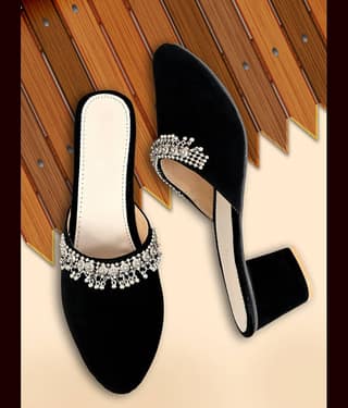 Altek Black Women's Mules Heels