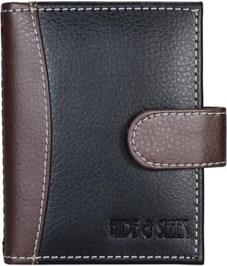 Hide&Sleek RFID Protected Rexine Multi 20 Slot Card Holder