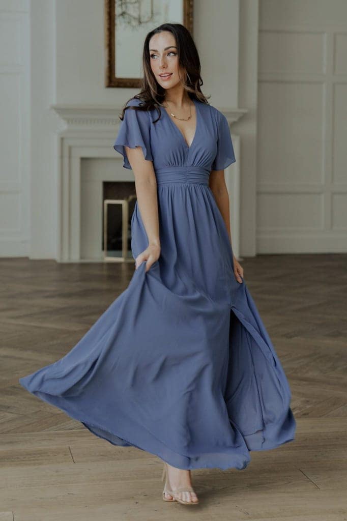 Elchic High Waist Georgette Maxi Dress view 4