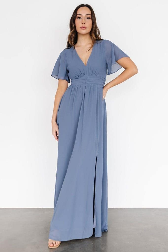 Elchic High Waist Georgette Maxi Dress view 5