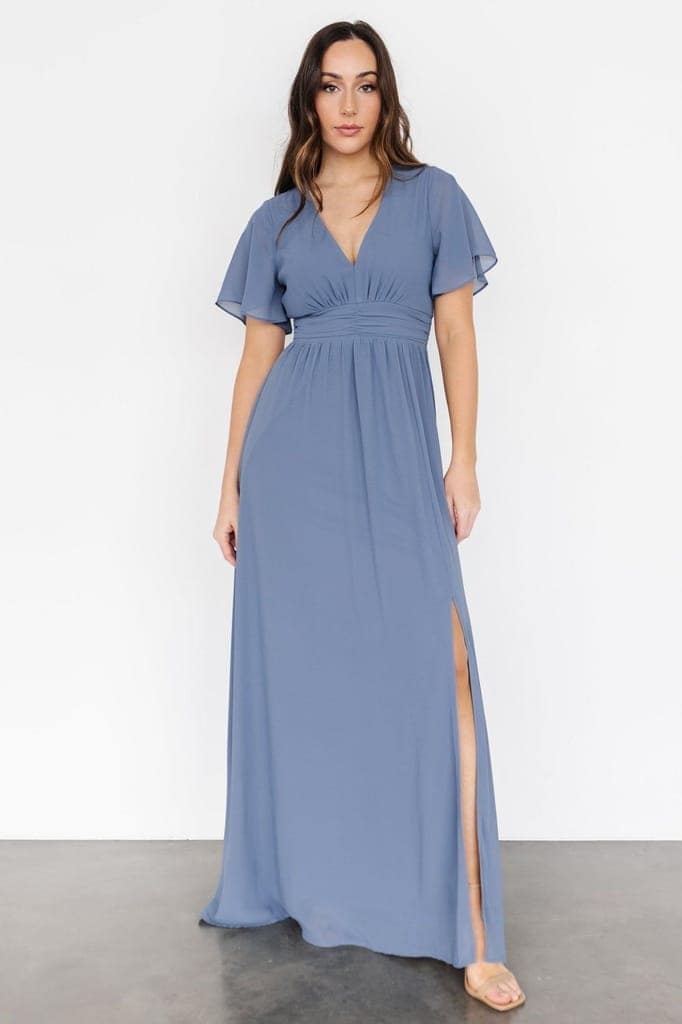Elchic High Waist Georgette Maxi Dress view 6
