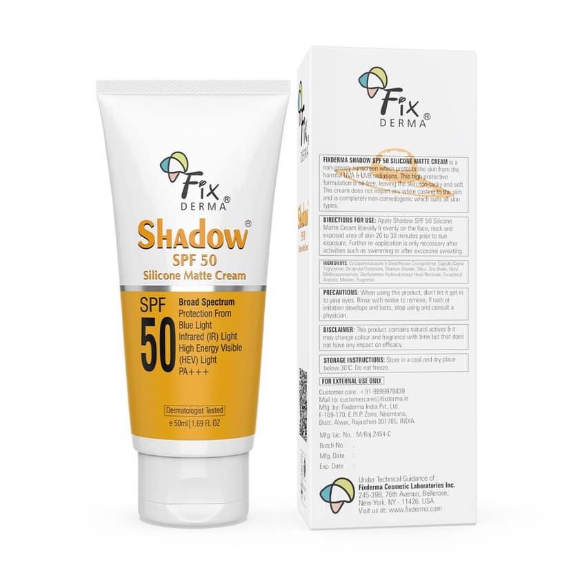 Fixderma Shadow Sunscreen SPF 50 Silicone Matte Cream view 8