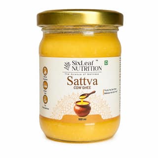 SixLeaf Sattva Cow Ghee 100ml