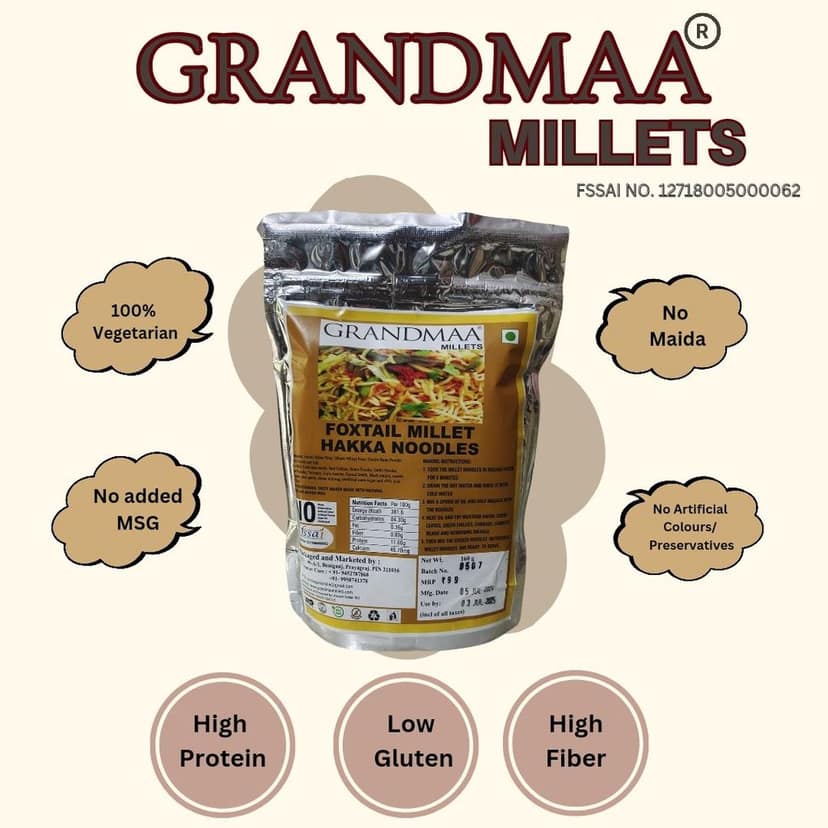 Foxtail Millet Hakka Noodles view 2