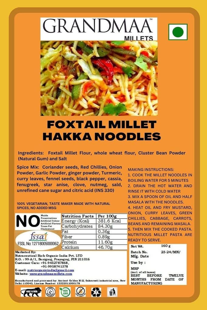 Foxtail Millet Hakka Noodles view 3