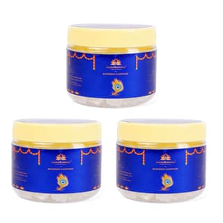 Manokamna Divine Bhimseni Camphor – Traditional Remedy with Spiritual Essence | Ayurvedic Grade & Organic | Strong Aroma for Healing & Puja