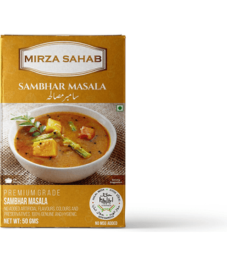 Mirza Sahab Sambhar Masala Instant Mix 50 gm Pack of 4
