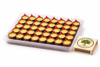 Narsimhar Ghee Diya (36 Pcs) | Red Wick Ghee Diya with Matchbox for Tuesday Narasimha Remedies & Pooja