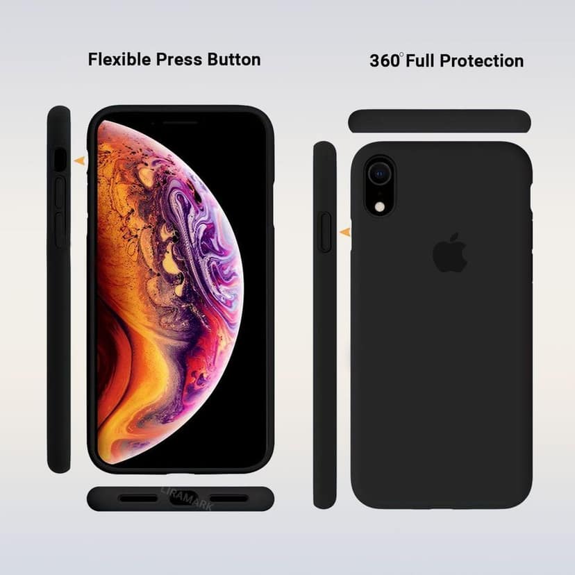 LIRAMARK Liquid Silicone Soft Back Cover Case for Apple iPhone XR (6.1 inch) view 3