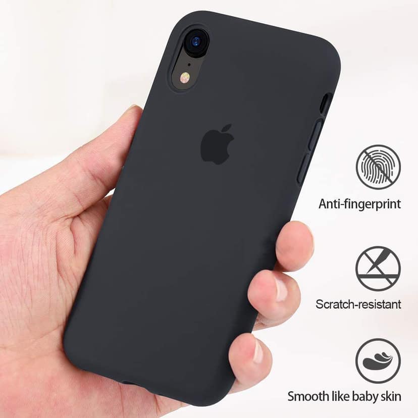 LIRAMARK Liquid Silicone Soft Back Cover Case for Apple iPhone XR (6.1 inch) view 5