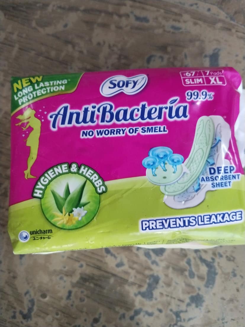 Sofy anti bacteria no worry of smell xl