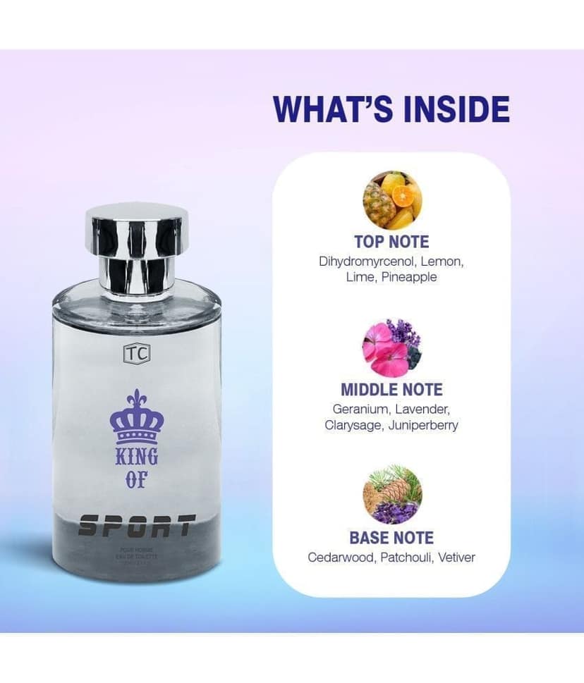TRENDY COLLECTION King of Sport Long Lasting Perfume for Men-100ml Eau De Parfum (EDP) For Men 100ml ( Pack of 1 ) view 4
