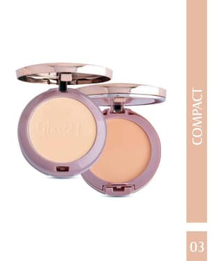 Glam21 Beauty Bright BB 2-in-1 Compact Powder Long Lasting Matte Finish 24gm Natural Beige-02