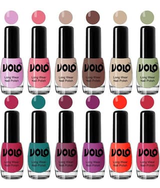 VOLO Best Affordable FullYear Collection Nail Polish Combo 12 Pcs Multi Glossy 60 mL