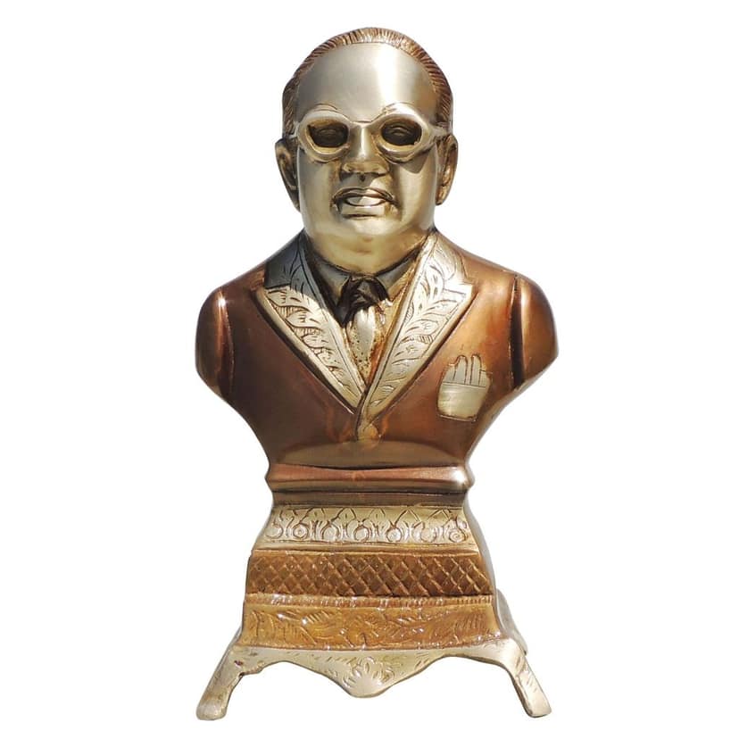 Brass Showpiece Ambedker Statue - Great Leader Home Decor, Height : 12 Inch (BSMAS1551 A) view 2