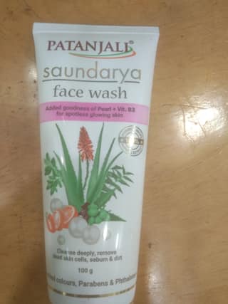 Patanjali saundarya face wash