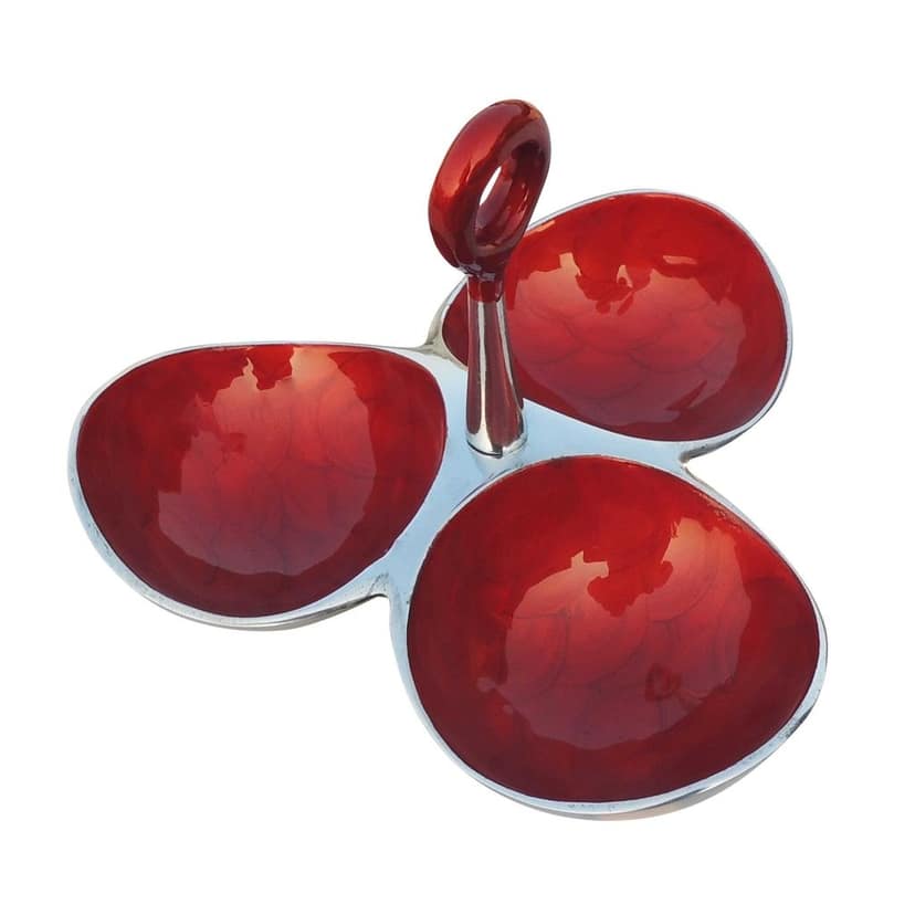 Aluminium Decorative Three Pot Tray (AMAS3070 R) view 4