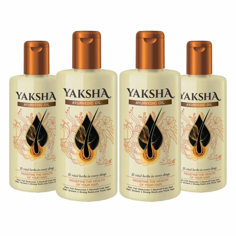 Yaksha Ayurvedic Hair Oil for Hair Growth, Strong Roots and Thick Hair - 100ML view 7