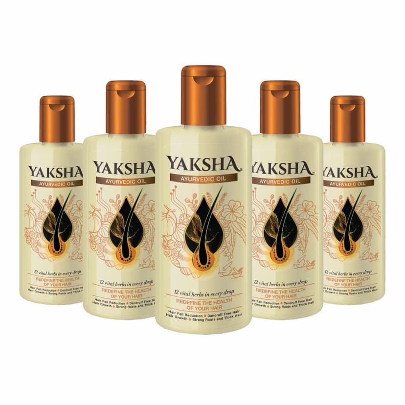Yaksha Ayurvedic Hair Oil for Hair Growth, Strong Roots and Thick Hair - 100ML view 9