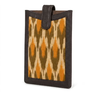 Tisser Stylish Mix Colour Handmade Mobile Pouch with Soft Protective Fabric Finish