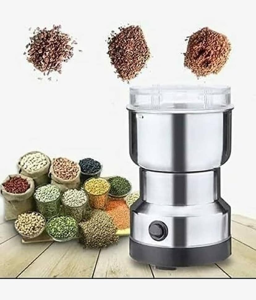 Mini Electric 150 Watt Dry Mixer Grinder for Coffee and Spices Stainless Steel 1 Coffee Grinder