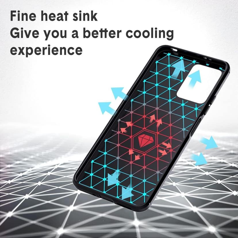 Natbok Compatible with Redmi Note 12 Pro Plus Case, Flexible TPU Brushed Texture Shockproof Military Protection Bumper Phone Case,Slim Case Cover Compatible with Redmi Note 12 Pro Plus,Black view 7