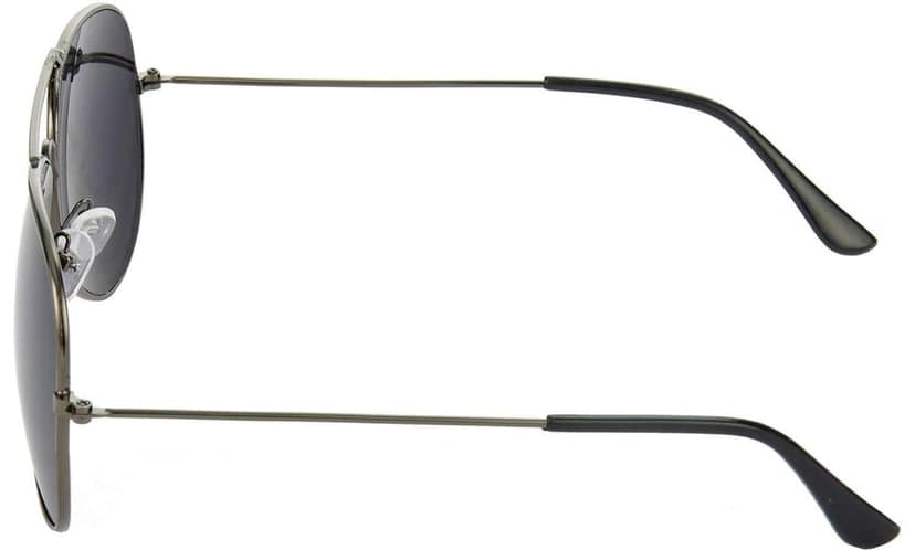 HRINKAR Unisex Pilot Sunglasses Black & Grey Frame, Golden & Black Lens (Medium) - Pack of 2 view 5