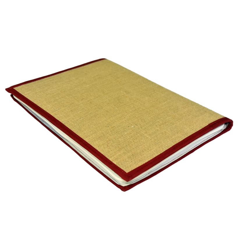 Tribes India Jute Red File Folder with Lace view 3