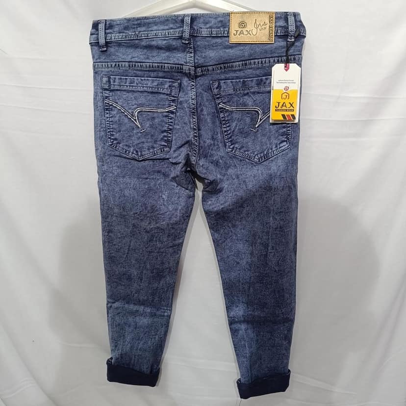 Jeans Cotton by Cotton in Blue Colours by Fashion King Clothings view 2