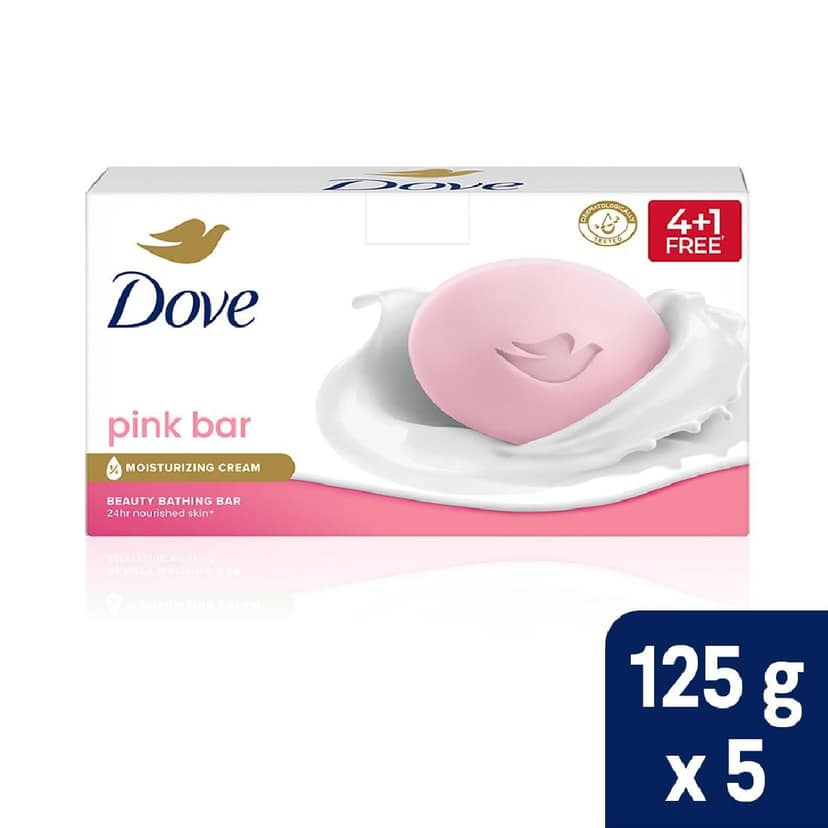 Dove Pink Beauty Bar - Soft, Smooth, Glowing Skin
