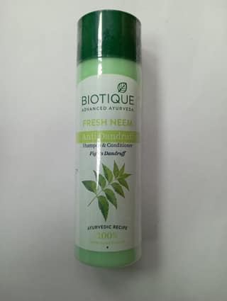 Biotique Advanced ayurveda Fresh neem Anti dandruff Shampoo & conditioner Fights dandruff Ayurvedic recipe 100%