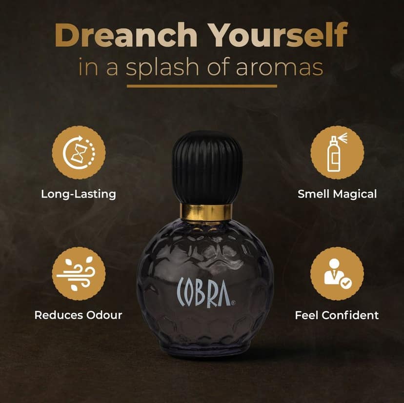 ST.JOHN Cobra Limited Edition Perfume for Men & Women | Long Lasting Mens and Womens Perfume - 60 ML (Pack of 2) view 3