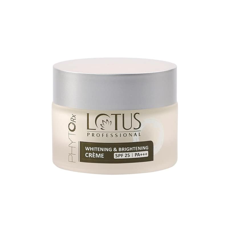 Lotus Professional PHYTORx WHITENING & BRIGHTENING CREAM SPF 25 | PA+++ | Radiant skin | Even skin tone | Pigmentation | Paraben Free | 50g Lotus Professional PHYTORx WHITENING & BRIGHTENING CREAM SPF 25 | PA+++ | Radiant skin | Even skin tone | Pigmenta